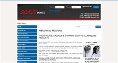 Desktop Screenshot of maxparts.biz