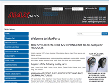 Tablet Screenshot of maxparts.biz